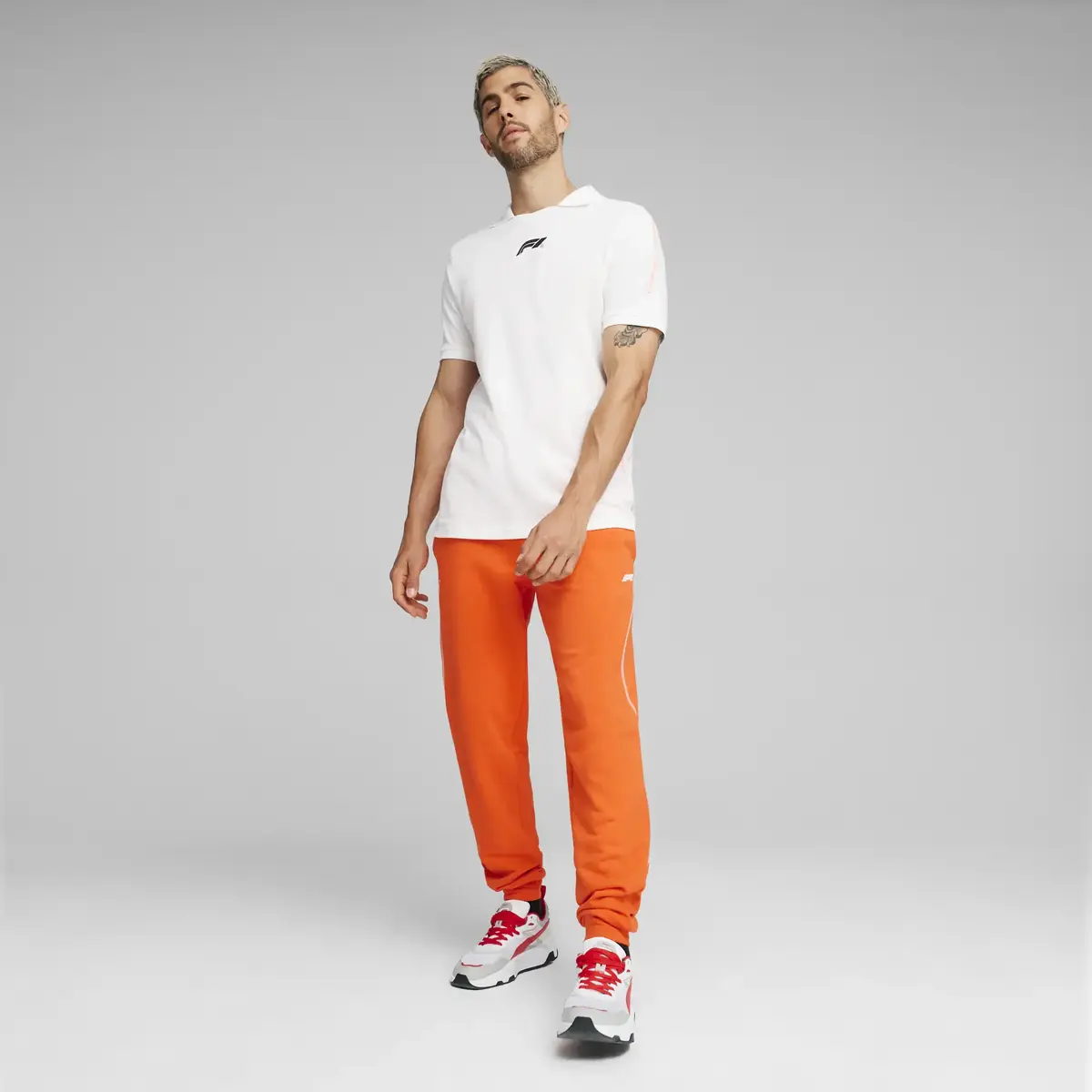 Puma F1 Polo Beyaz Erkek T-Shirt & Polo