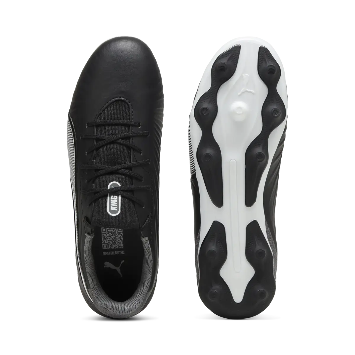 Puma KING MATCH FG/AG Jr Siyah Erkek Çocuk Krampon