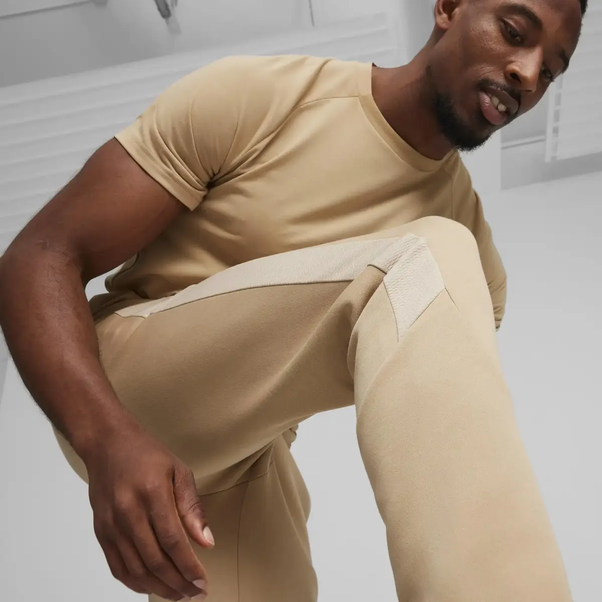 Puma EVOSTRIPE Pants DK Bej Unisex Eşofman Altı