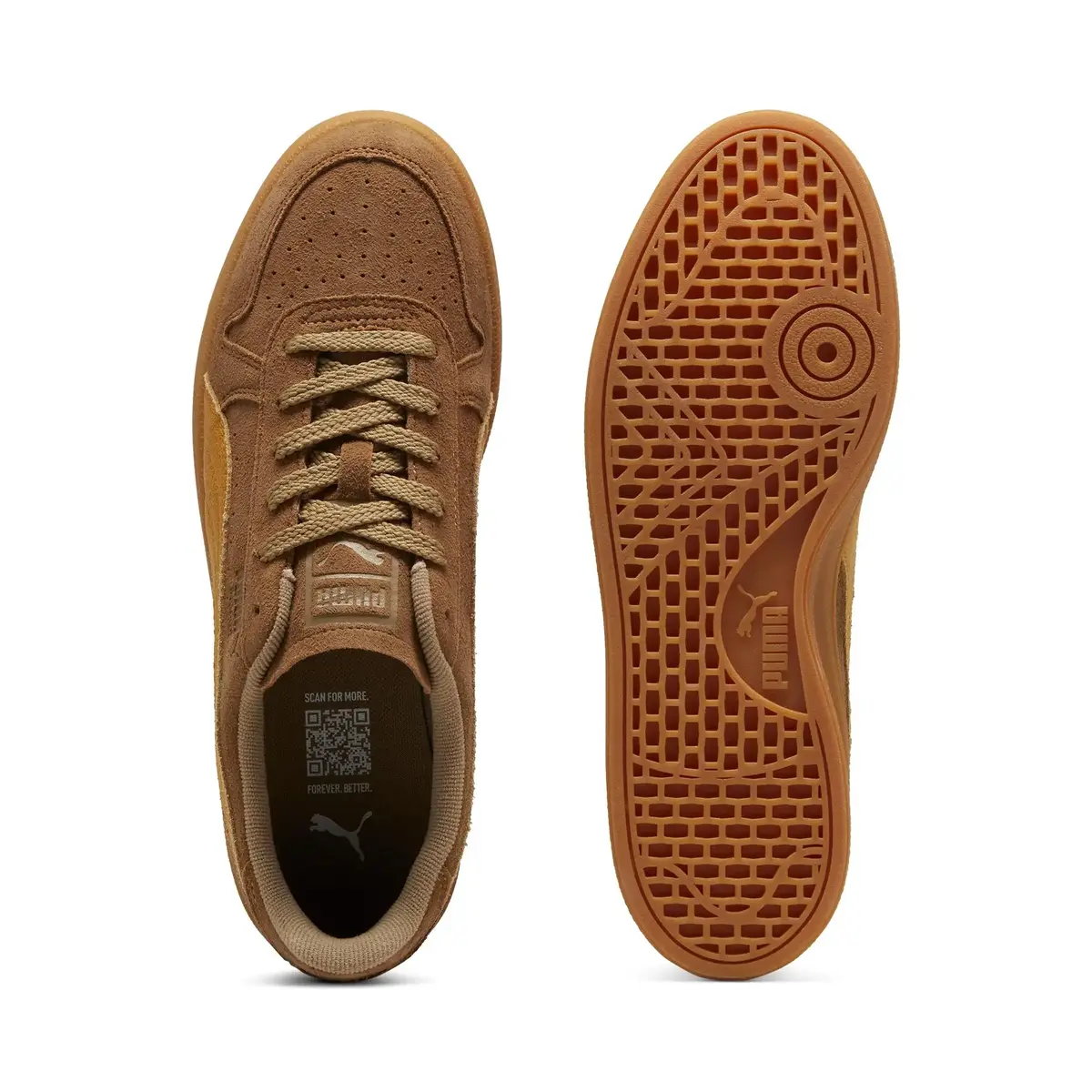 Puma Indoor R-Suede Kahverengi Erkek Günlük Spor Ayakkabı