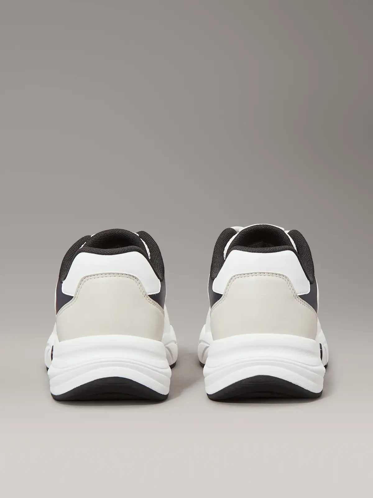 Calvin Klein RETRO TENNIS LOW KNI, 0LD Beyaz Erkek Spor Ayakkabı & Sneaker