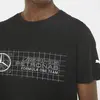 Puma MAPF1 Logo Tee + Puma Black Siyah Erkek T-shirt