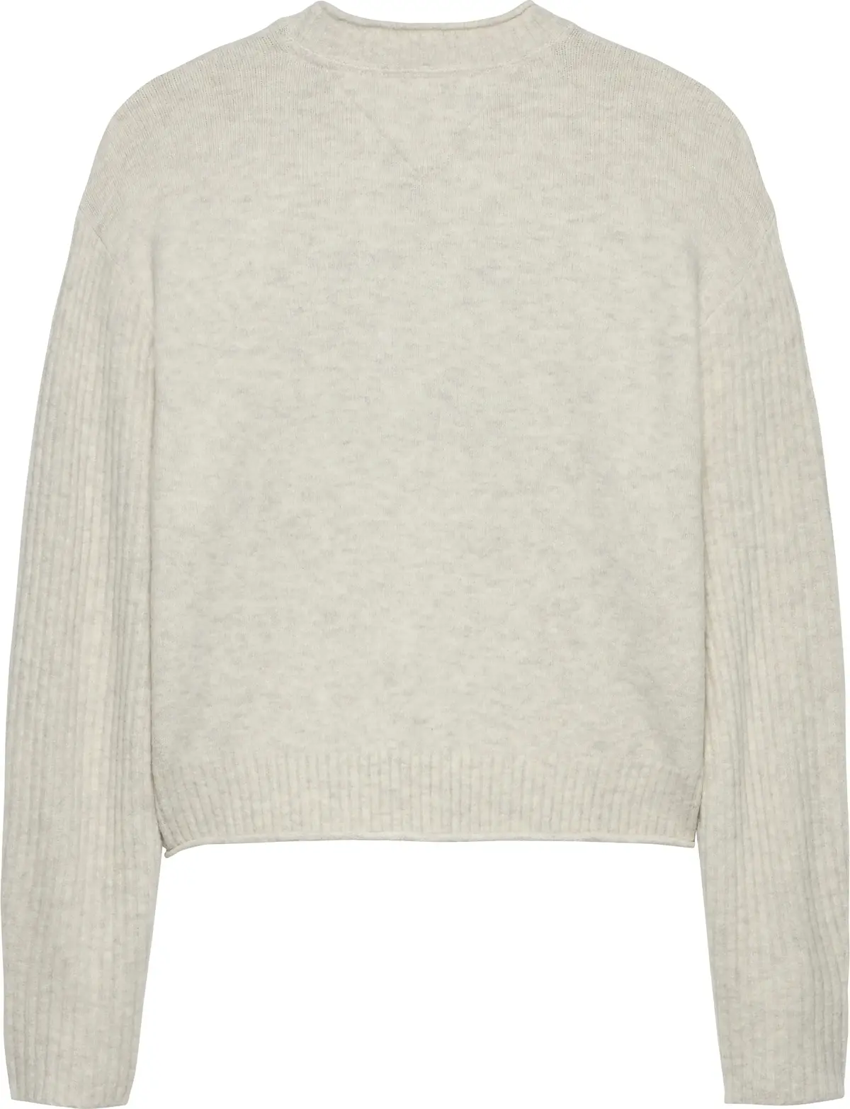 Tommy Hilfiger TJW MELANGE FLAG SWE, AFN Krem Kadın Kazak