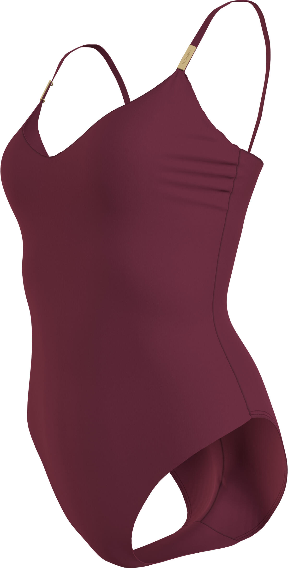 Calvin Klein ONE PIECE Kadın Bordo Mayo