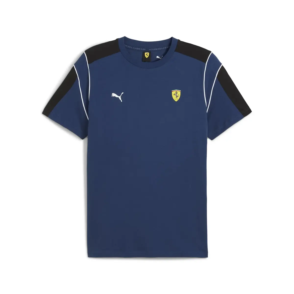 Puma Ferrari MT7 Tee Mavi Erkek T-Shirt