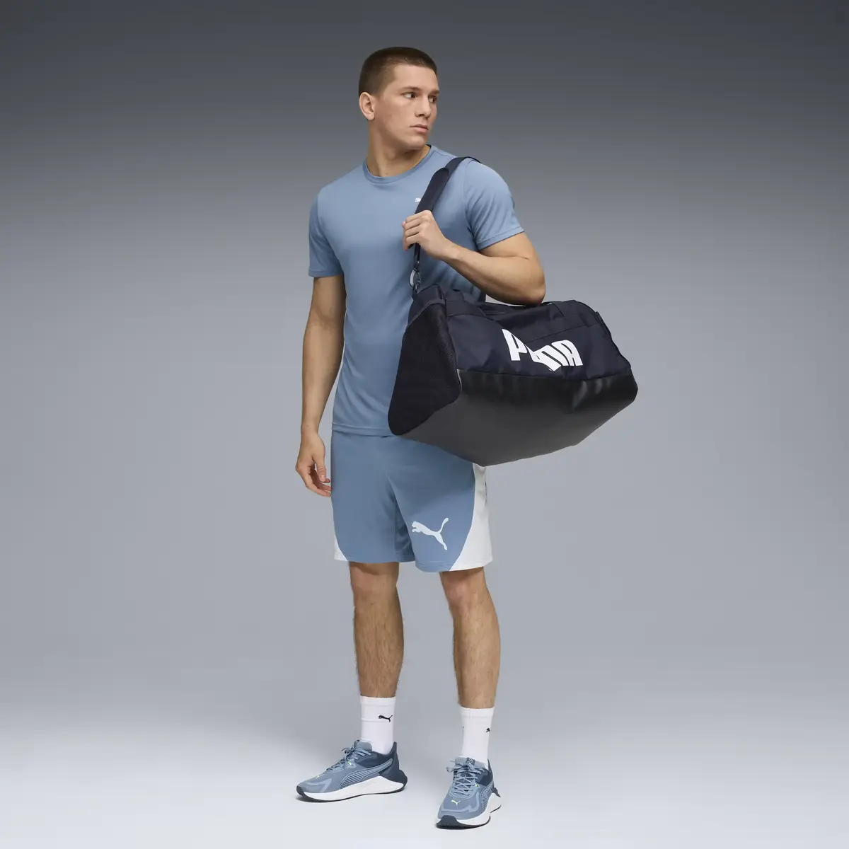Puma M TAD Ess Poly Texture Tee Erkek T-Shirt & Polo