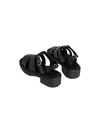 Calvin Klein CHUNKY SANDAL FISHER Siyah Kadın Deri Balıkçı Sandaleti
