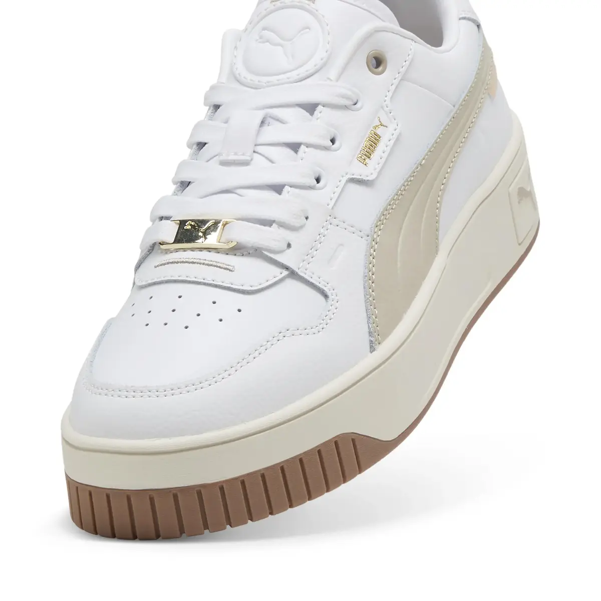 PUMA Carina Street Lux Beyaz Kadın Günlük Spor Ayakkabı