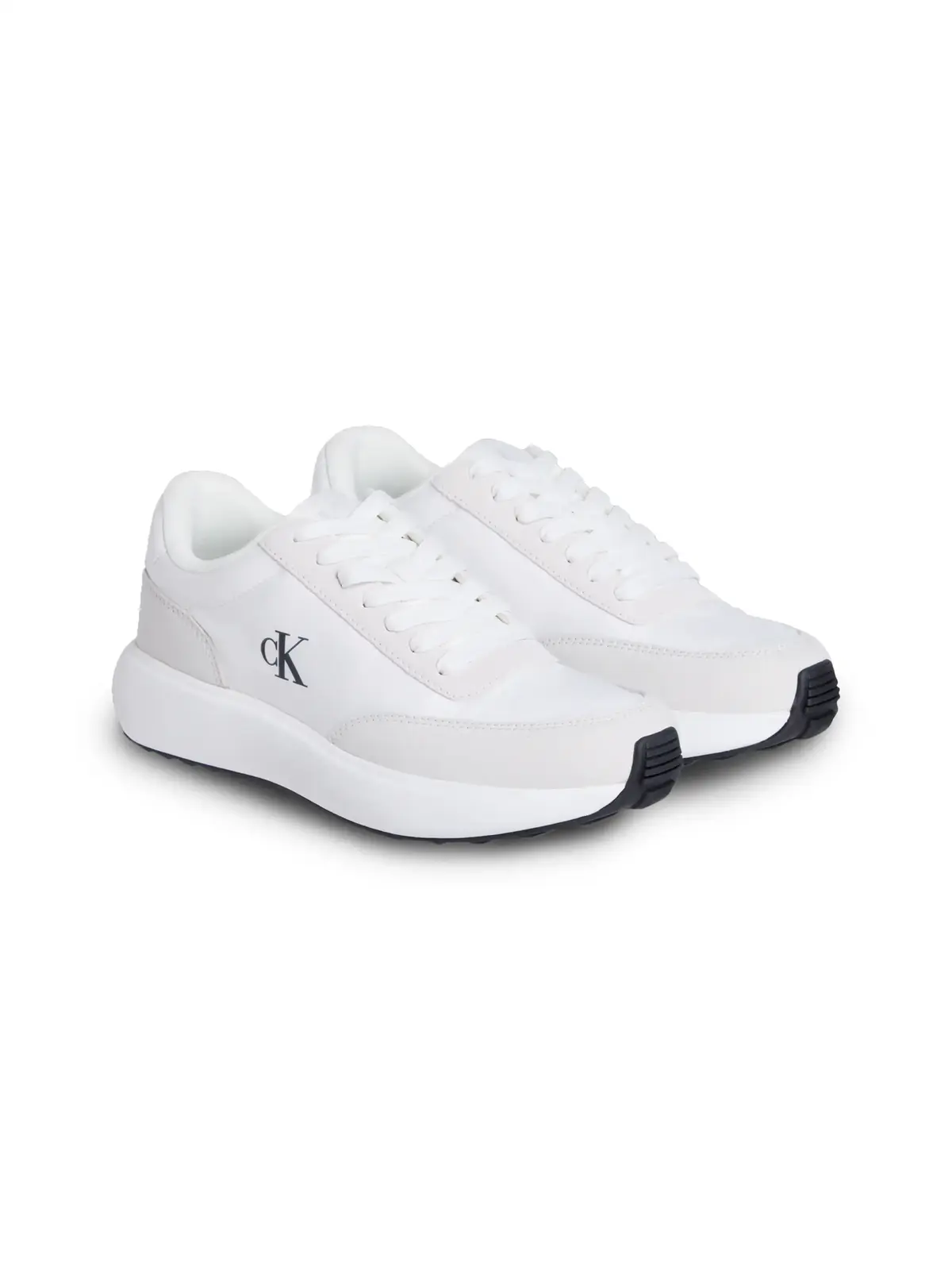 Calvin Klein ATHLE RUNNER NYLON M, 0LH Beyaz Kadın Spor Ayakkabı
