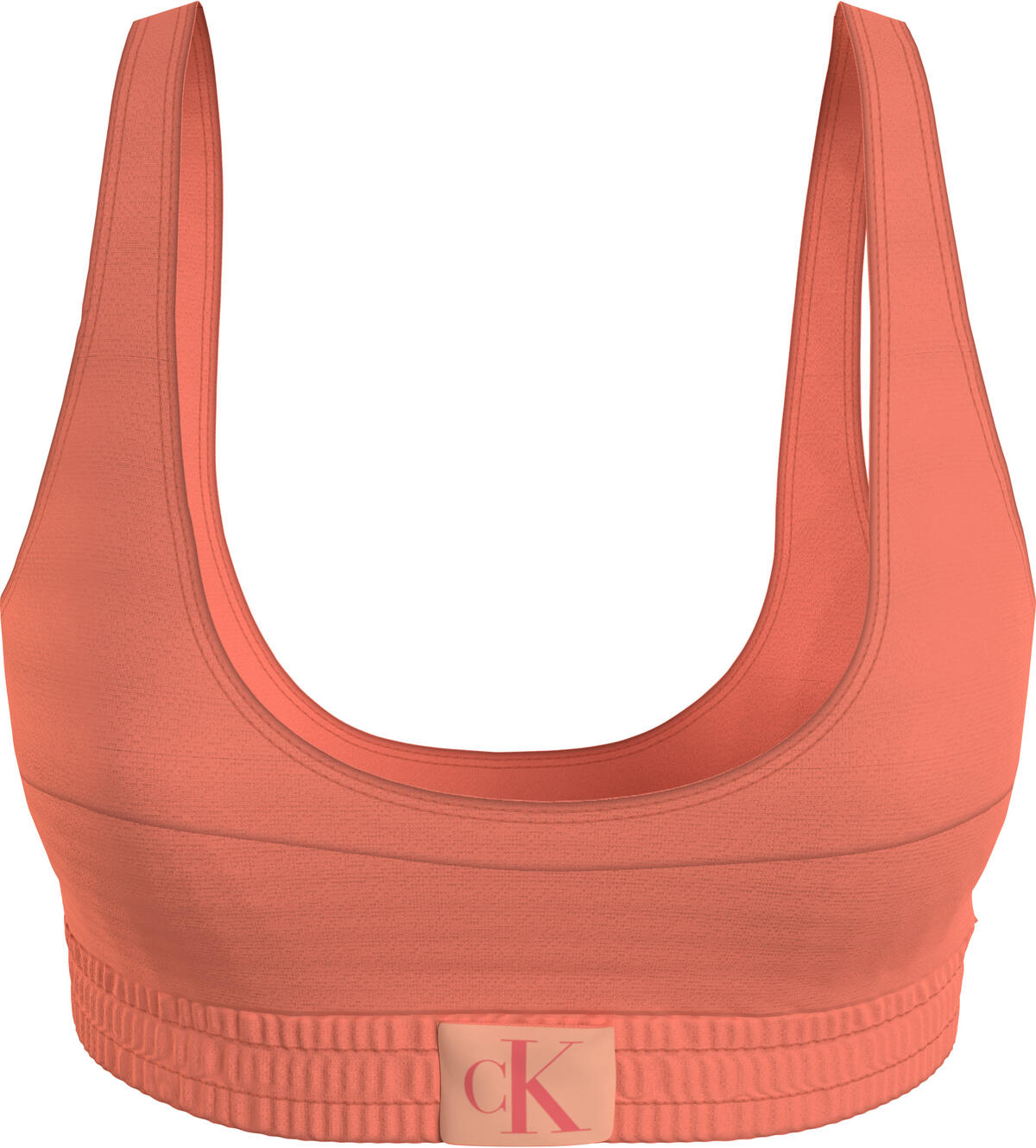 Calvin Klein BRALETTE-RP Kadın Pembe Bikini Üstü