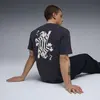 Puma GRAPHIC Card Play Tee Lacivert Erkek T-Shirt