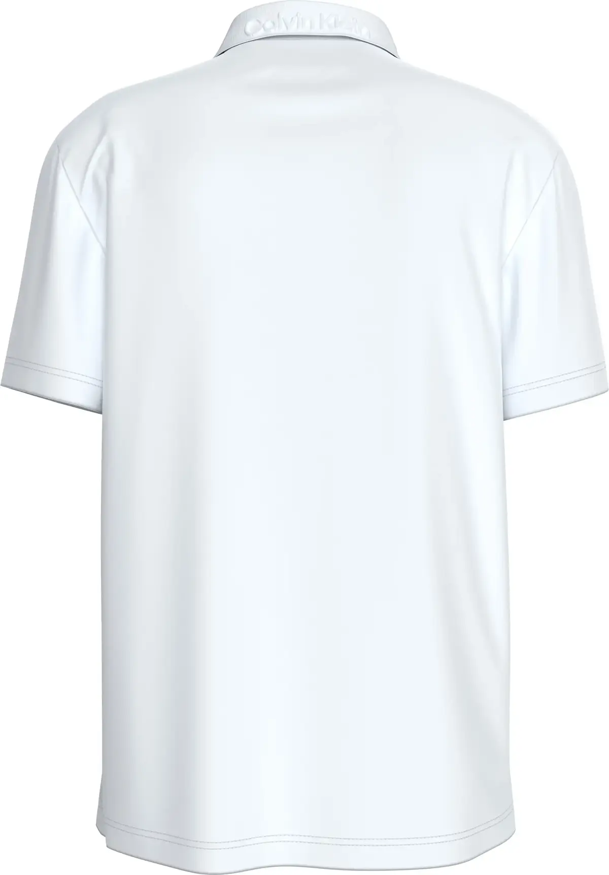 Calvin Klein SS COOLING PIQUE SNAP BTN POLO Beyaz Erkek Polo T-Shirt