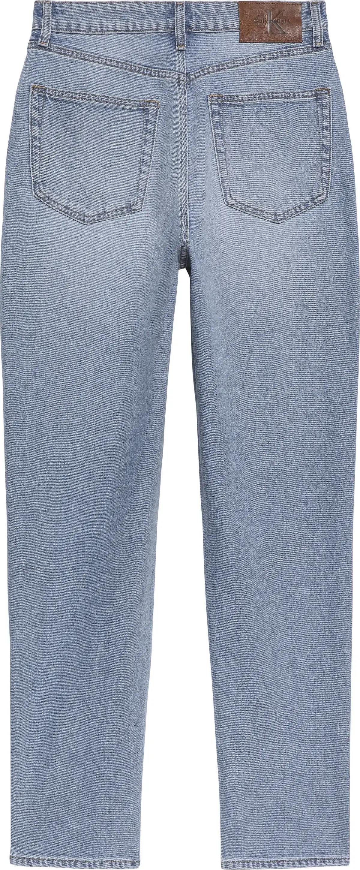 Calvin Klein NEW MOM JEAN PANAMA Kadın Mavi Kot Pantolon