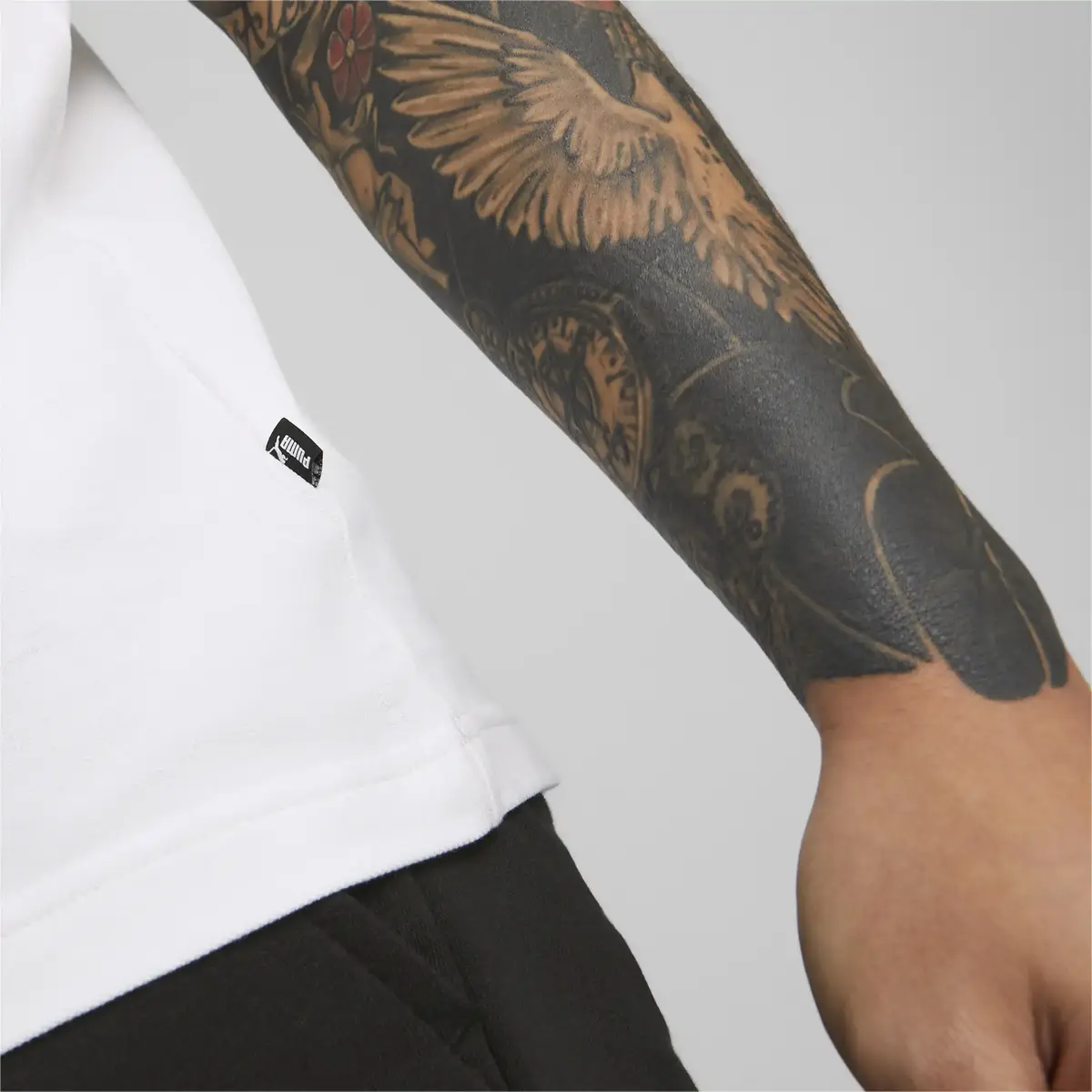 Puma ESS Pique Polo Beyaz Erkek Polo T-Shirt