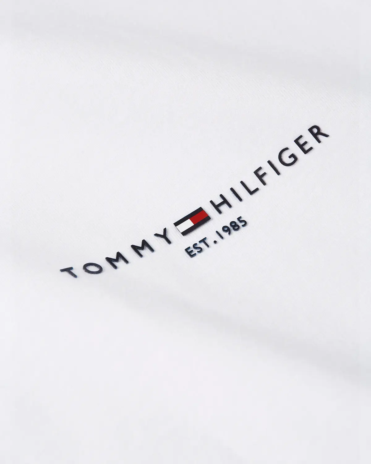 Tommy Hilfiger TOMMY LOGO TIPPED TE, YBR Beyaz Erkek T-Shirt & Polo