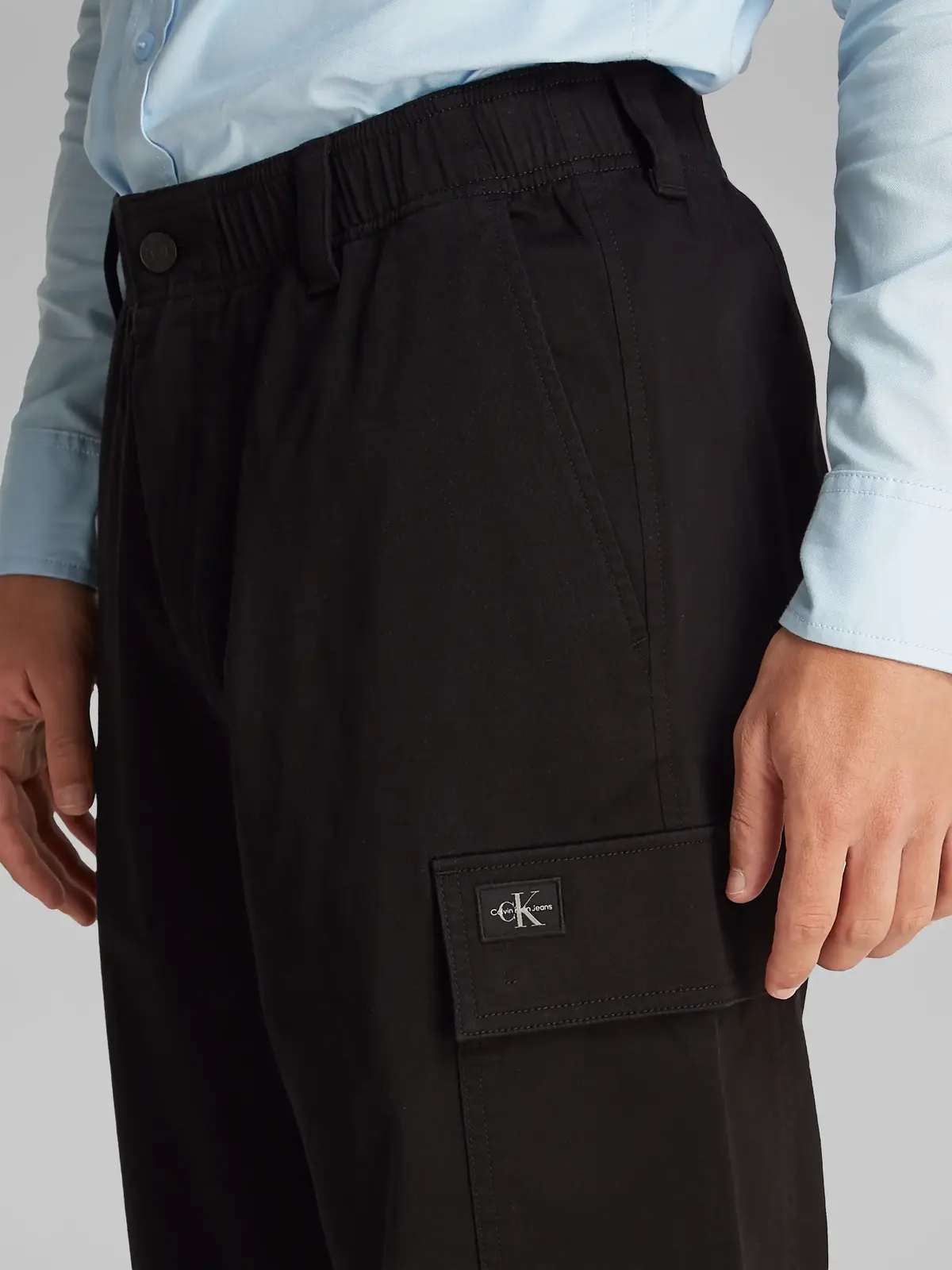 Calvin Klein REGULAR STRAIGHT Siyah Erkek Kargo Pantolon