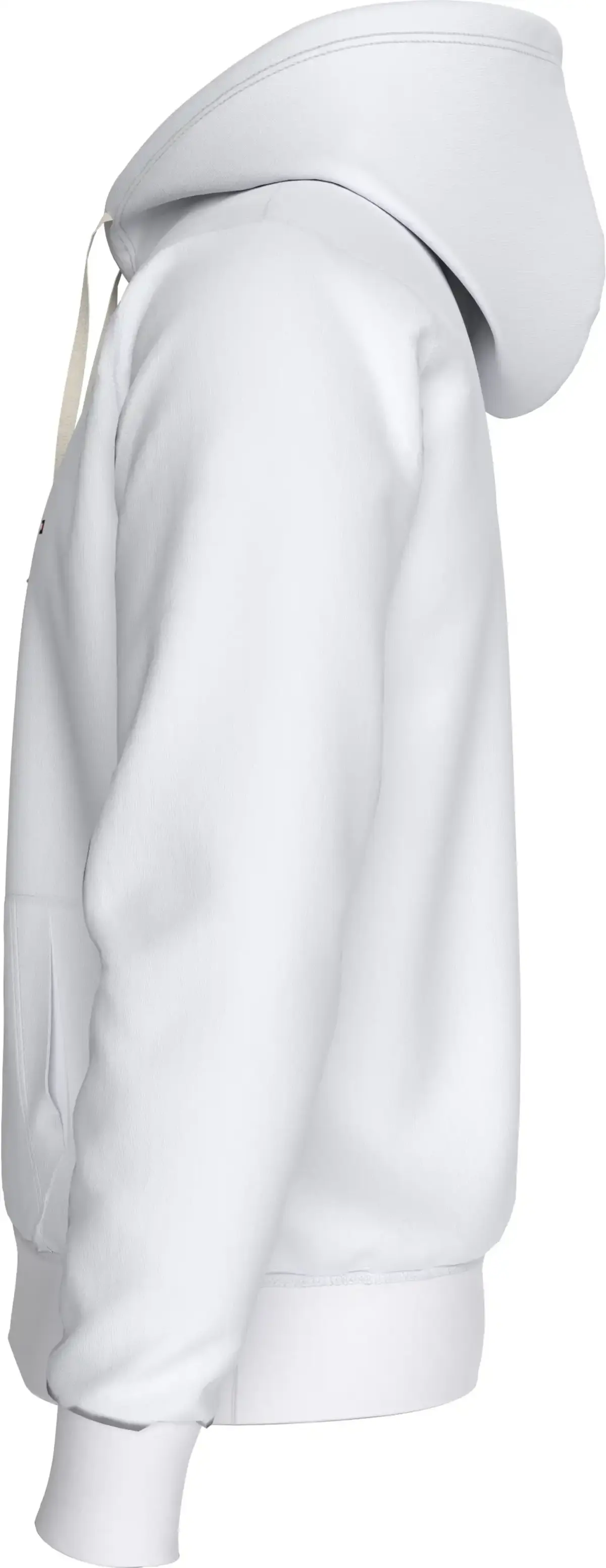 Tommy Hilfiger ESSENTIAL FLEECE HOO Erkek Beyaz Sweatshirt