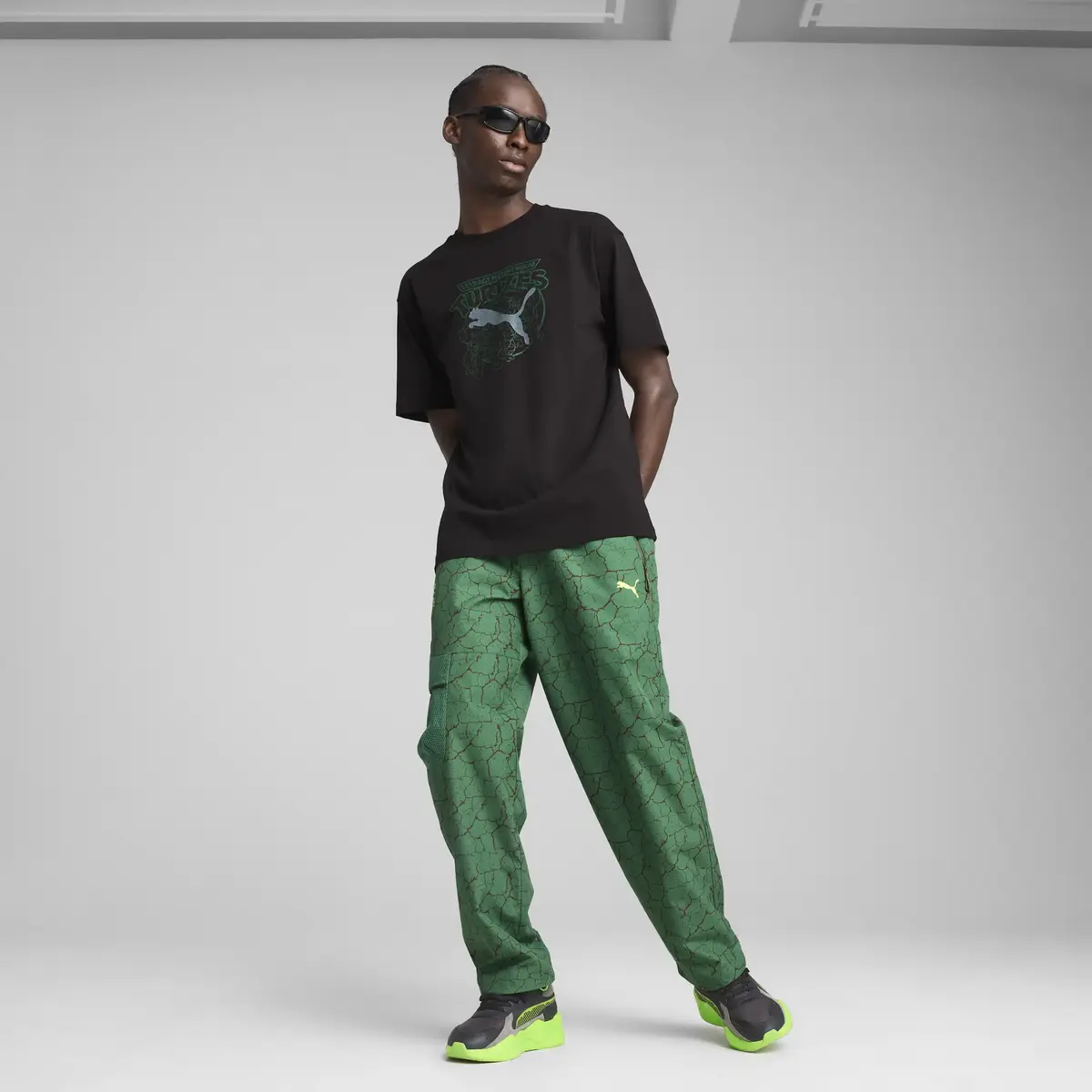 Puma X TMNT Graphic Tee Siyah Erkek T-Shirt & Polo