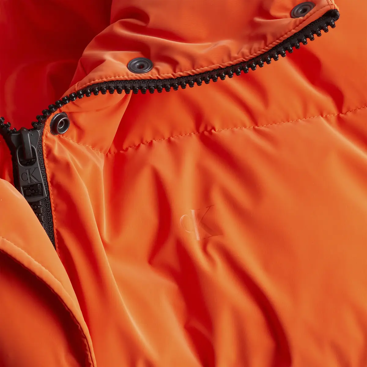 Calvin Klein SOFT TOUCH BELTED PU Kadın Turuncu Şişme Mont