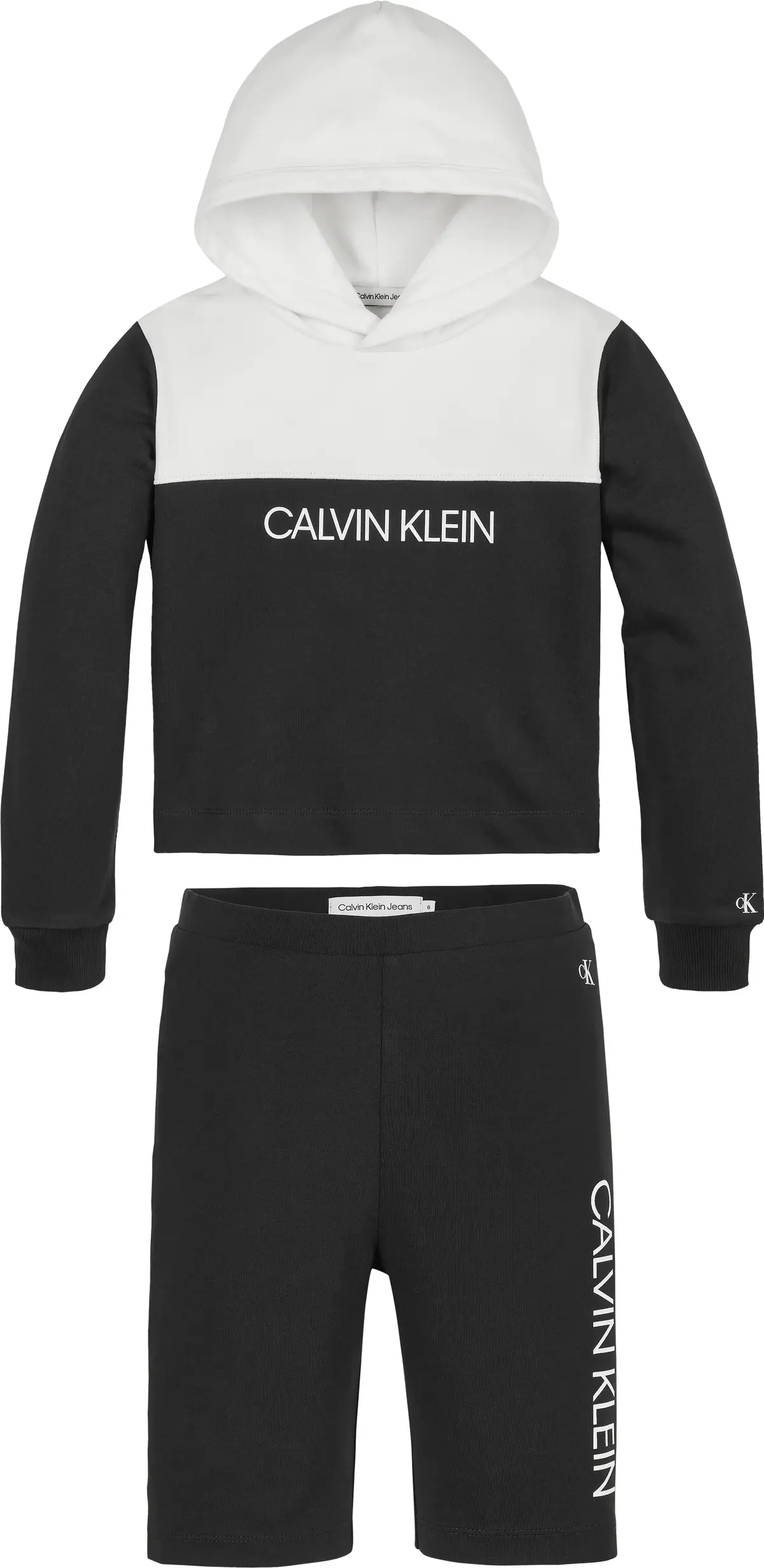 Calvin Klein COLOUR BLOCK HOODIE Kadın Siyah Hoodie