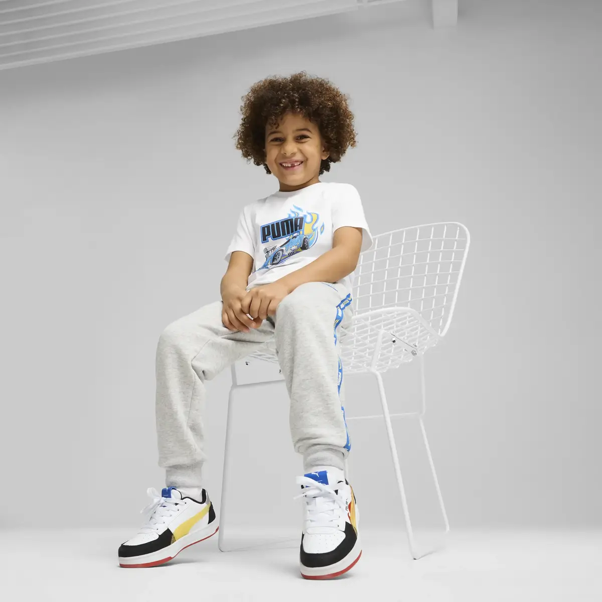 Puma X HOT WHEELS Sweatpants Gri Erkek Eşofman Altı
