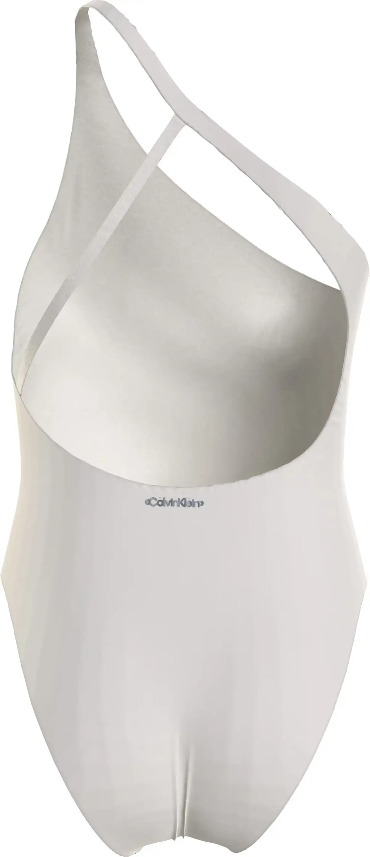 Calvin Klein ONE SHOULDER ONE PIE Kadın Beyaz Mayo