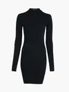 Calvin Klein ICONIC RIB MINI KNIT Kadın Siyah Elbise