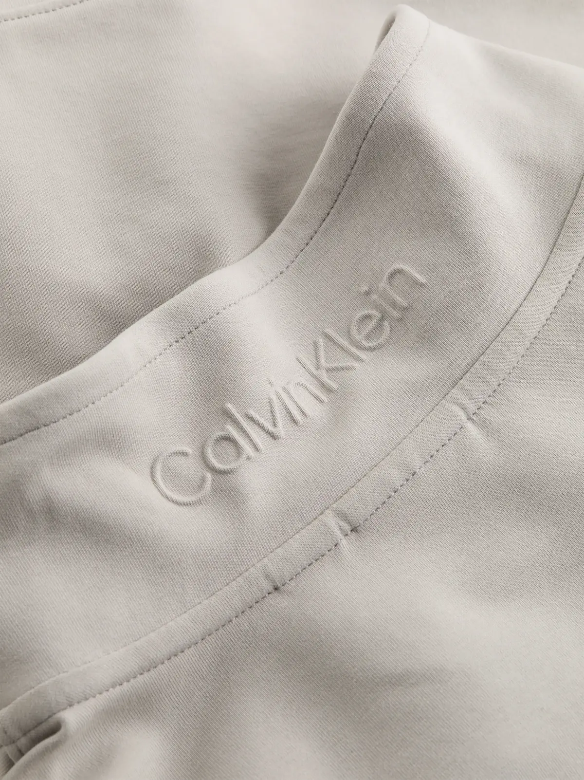 Calvin Klein TECH INTERLOCK Q-ZIP, PBQ Krem Erkek Sweatshirt