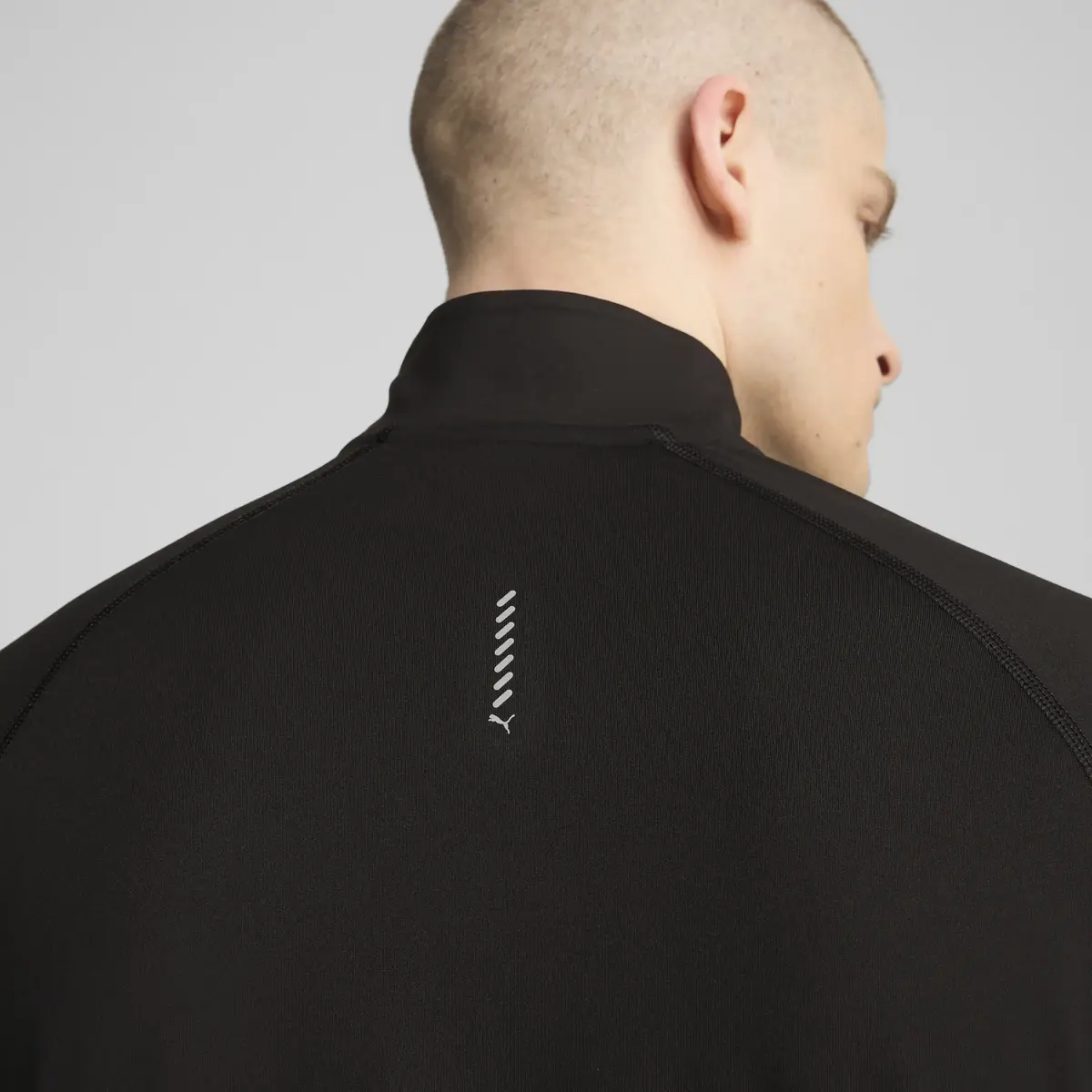 PUMA RUN VELOTY CLDSPN 1/4 ZIP M Siyah Erkek T-Shirt