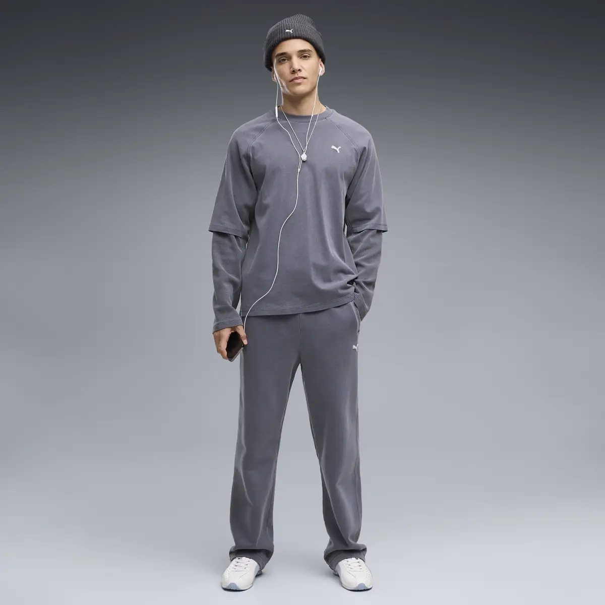 PUMA SELECT Essentials Pants Gri Erkek Eşofman Altı