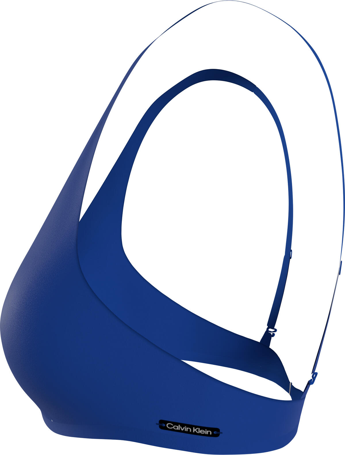 Calvin Klein FIXED TRIANGLE-RP Kadın Mavi Bikini Üstü