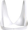 Calvin Klein FIXED TRIANGLE-RP Kadın Beyaz Bikini Üstü