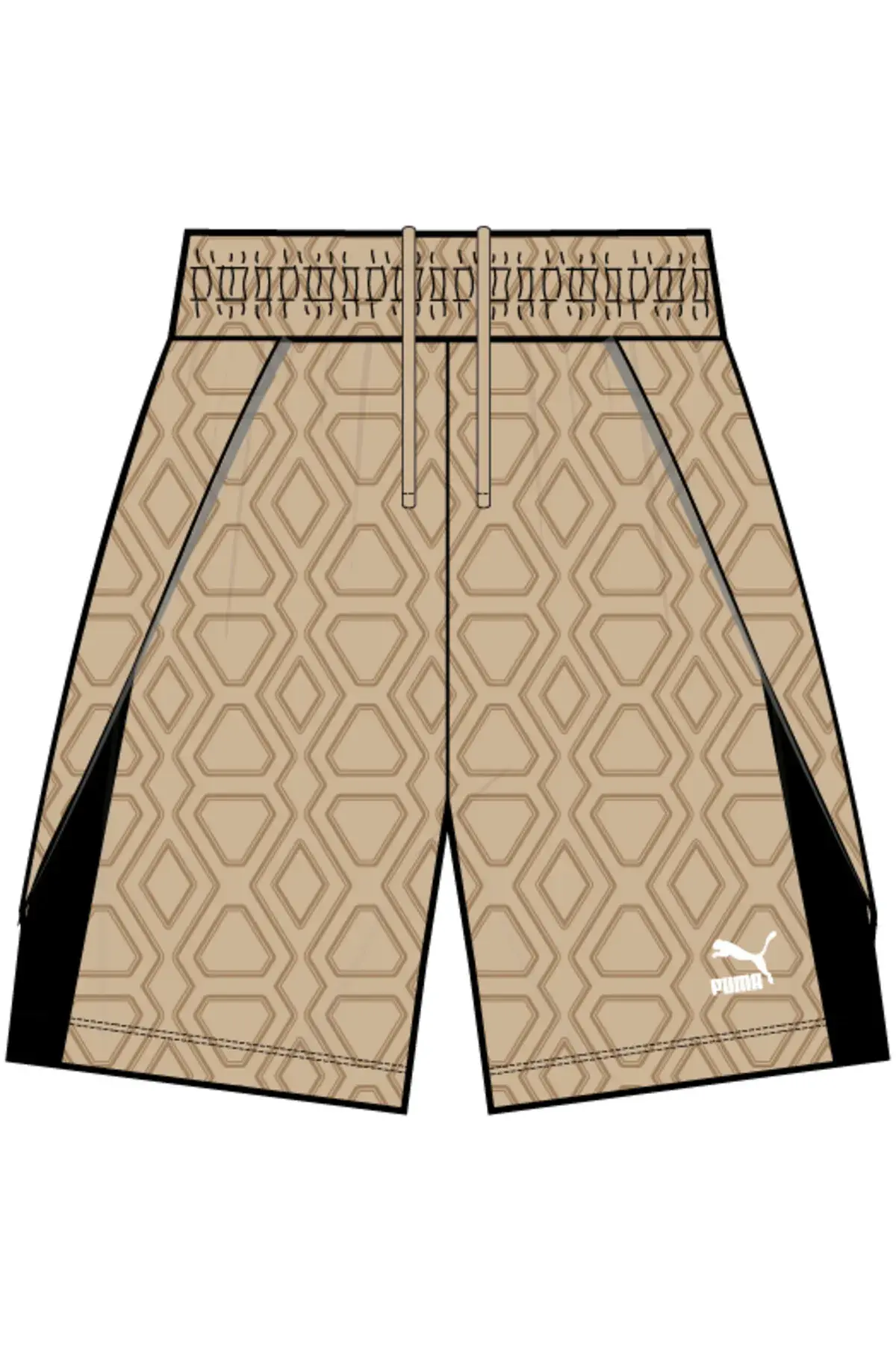 Puma T7 Women Shorts Bej Kadın Şort