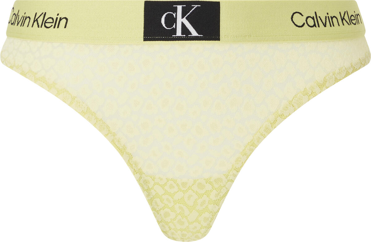 Calvin Klein MODERN THONG Kadın Sarı Tanga