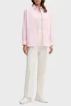 Calvin Klein POPLIN RELAXED SHIRT Pembe Kadın Tişört