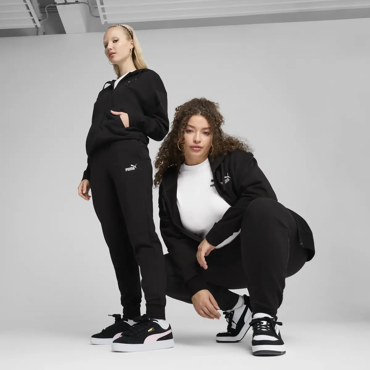Puma ESS Small No. 1 Logo Sweatpants TR cl Siyah Kadın Eşofman Altı