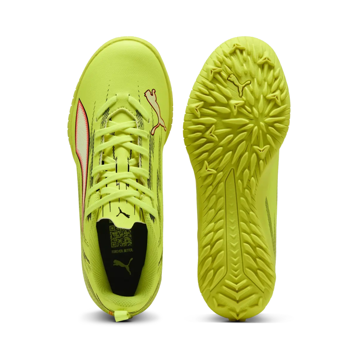 PUMA ULTRA 6 PLAY TT Jr Sarı Erkek Çocuk Halı Saha Ayakkabısı