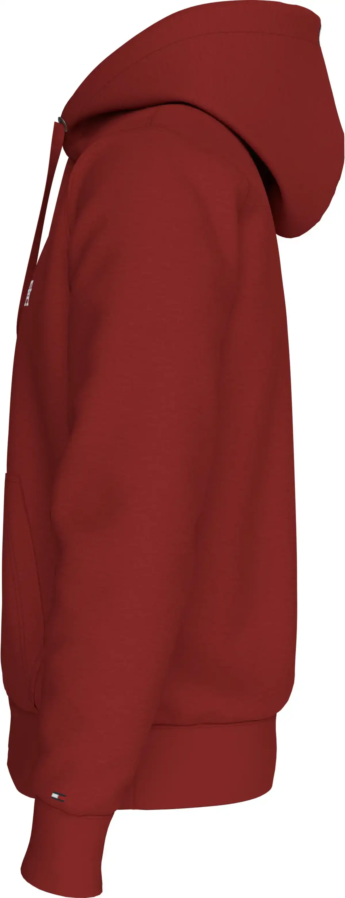 Tommy Hilfiger MONOGRAM IMD HOODIE Erkek Kırmızı Sweatshirt