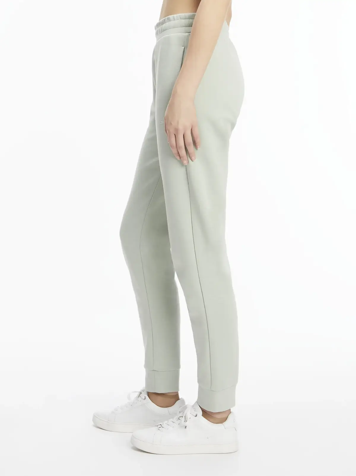 Calvin Klein MICRO LOGO ESS SLIM Kadın Krem Eşofman Altı