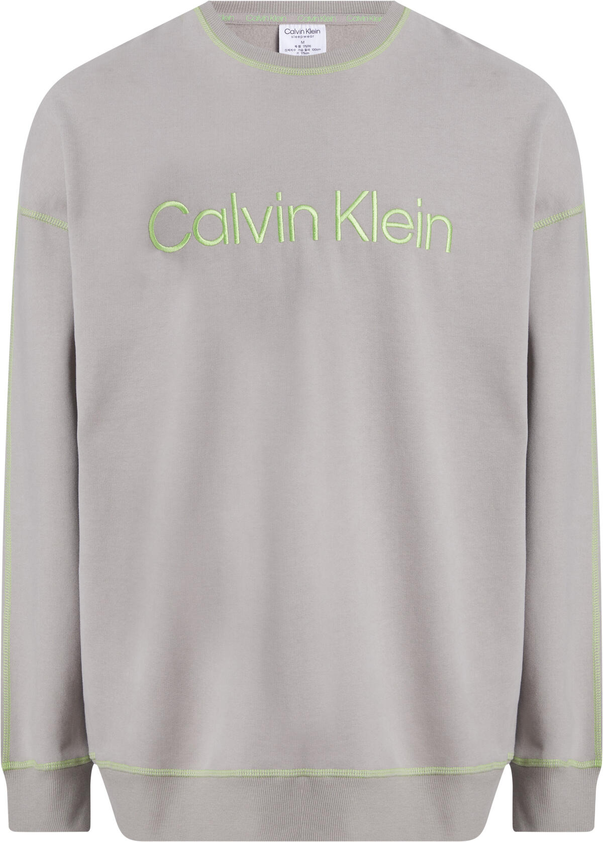 Calvin Klein L/S SWEATSHIRT Erkek Gri Sweatshirt