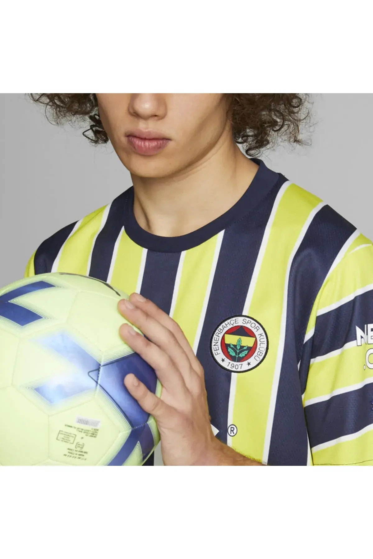 Puma Fenerbahçe İç Saha Forması Medieval Blue Çubuklu Forma Erkek Takım Forması