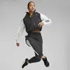 Puma Fit Logo Cb Wovenjacket Siyah Kadın Fermuarlı Spor Ceketi