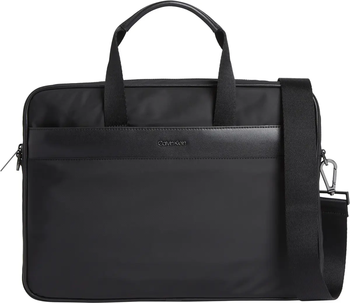 Calvin Klein  CK EST. NYLON LAPTOP Erkek Siyah Omuz Çanta