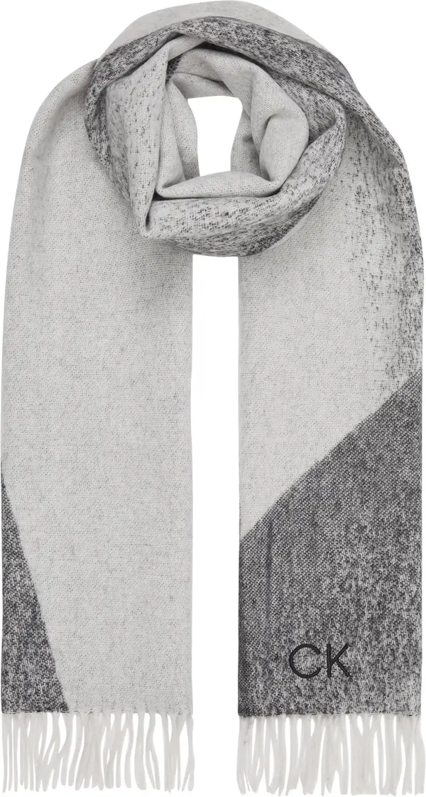 Calvin Klein NEUTRAL WOOLS SCARF Kadın Gri Eşarp