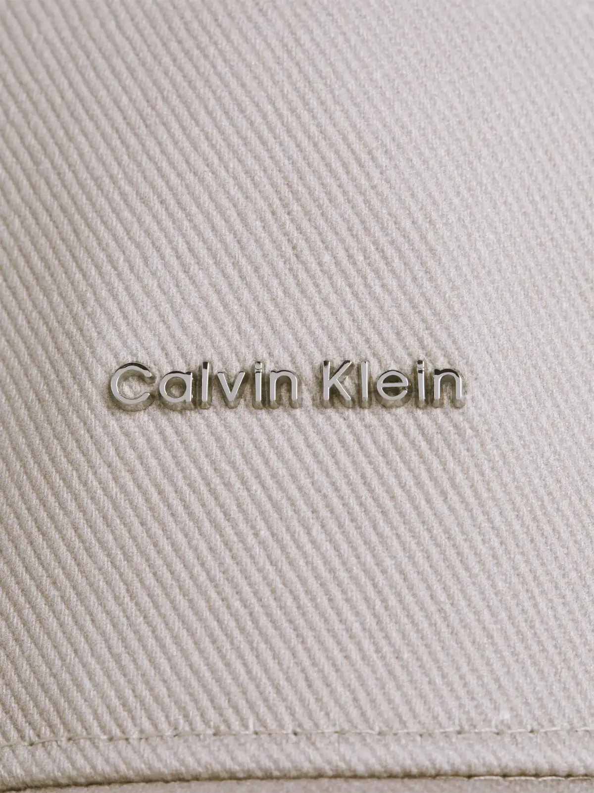 Calvin Klein CALVIN LETTERING CAN Kadın Krem Şapka