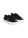 Calvin Klein VULC FLATFORM MG NYL, 0GM Siyah Kadın Spor Ayakkabı & Sneaker