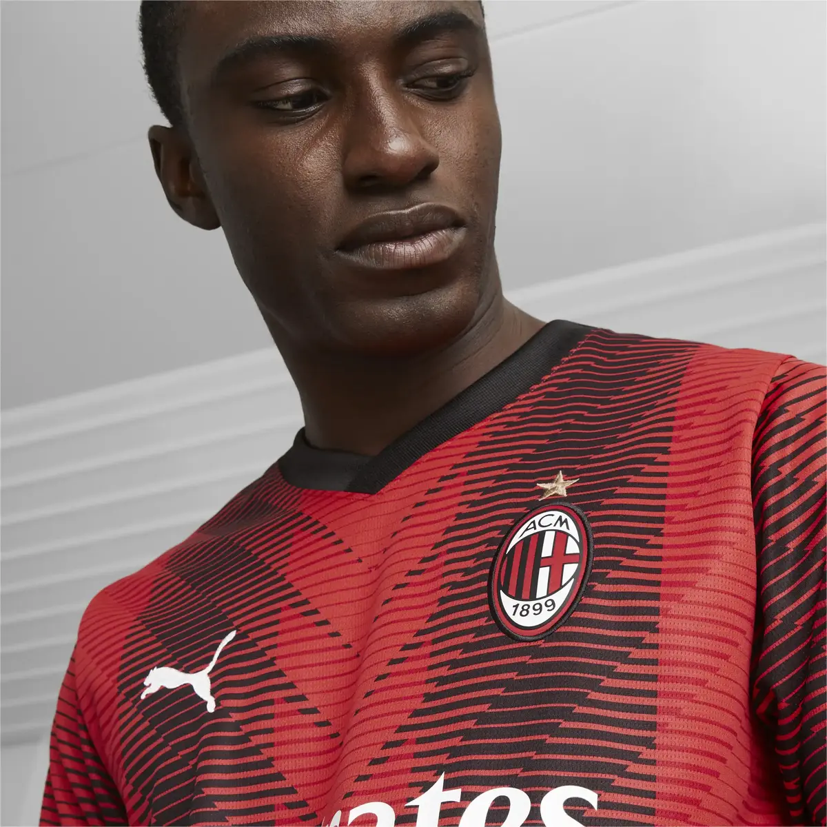 Puma ACM Home Jersey Kırmızı Erkek Takım Forması