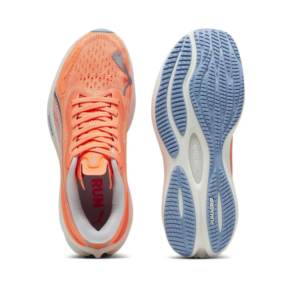 Puma Velocity Nitro 3 Wns Turuncu Kadın Yürüyüş ve Koşu Ayakkabısı