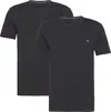 Calvin Klein S/S CREW NECK 2PK Erkek Siyah T-Shirt
