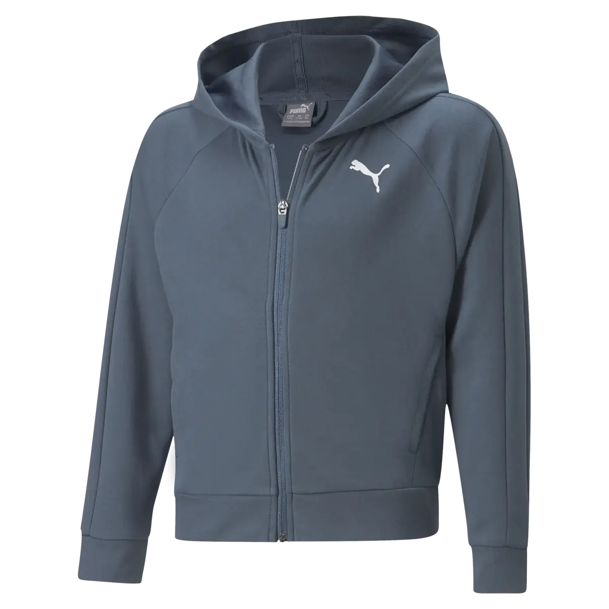 Puma Modern Sports FZ Hoodie Mavi Kadın Hoodie